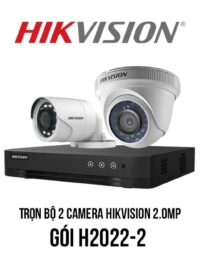 Trọn bộ 2 camera HIKVISION 2MP giá rẻ