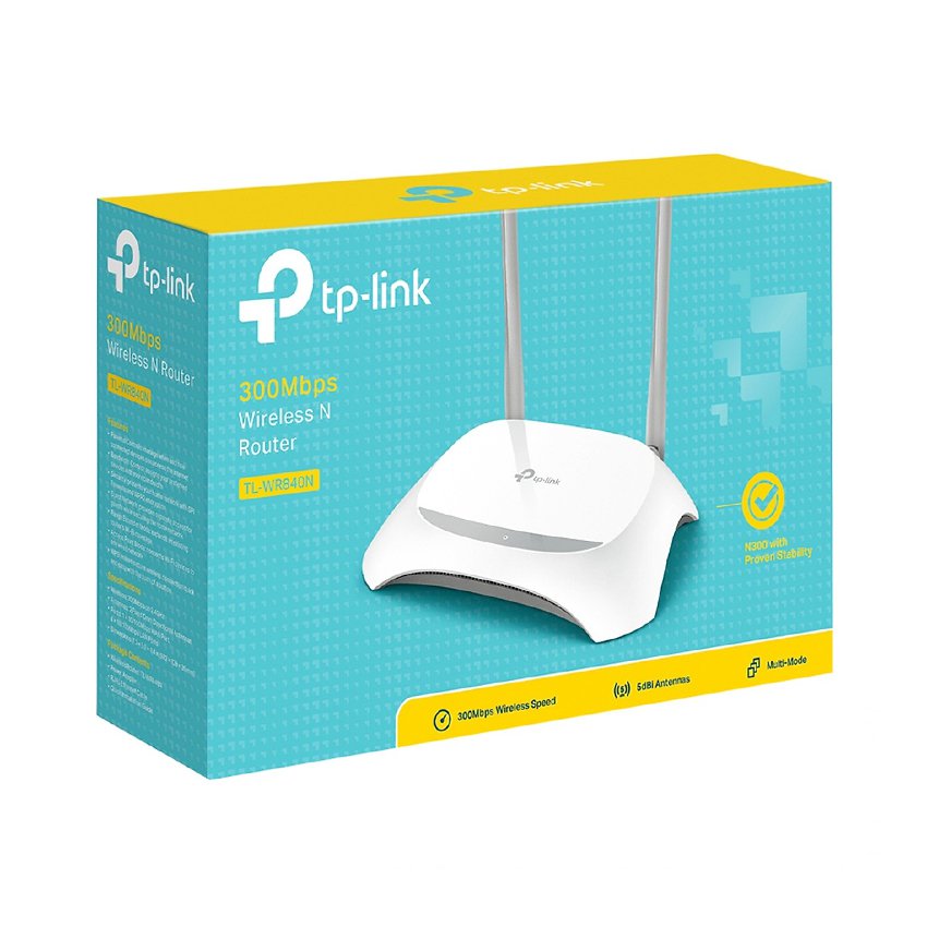 Bộ phát wifi TP-Link TL-WR840N (Chuẩn N/ 300Mbps/ 2 Ăng-ten ngoài/ 15 Người Dùng) - Hình ảnh 4
